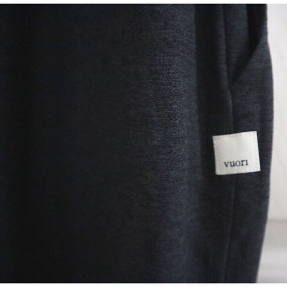 Vuori Women's Sz S Charcoal Gray Heather Racerback One-Piece Lux Jumpsuit - Picture 6 of 10